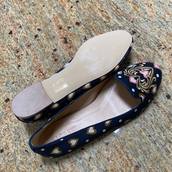 J. Crew Sophie Embroided Loafers - Picture 2 of 6